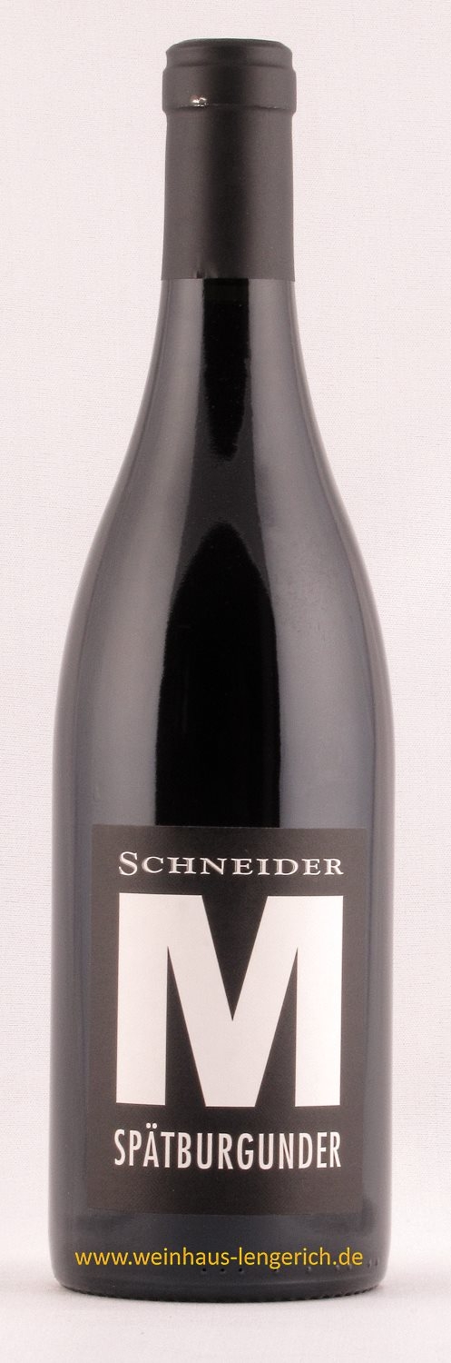 Spatburgunder M Trocken Markus Schneider Ellerstadt Pfalz