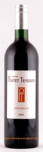 Château Pontet Teyssier 2008, Saint Emilion Château Pontet Teyssier 2008, Saint Emilion