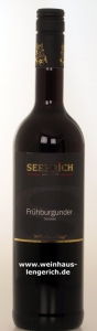 Frühburgunder Rotwein Barrique trocken 2008, Seebrich Frühburgunder Rotwein Barrique trocken 2008, Seebrich