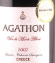 Agathon VdPays Mount Athos 2007, Tsantali, Chalkidiki Agathon VdPays Mount Athos 2007, Tsantali, Chalkidiki
