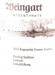 Riesling Spätlese feinherb 2010, Bopparder Hamm Feuerlay, Weingart Riesling Spätlese feinherb 2010, Bopparder Hamm Feuerlay, Weingart