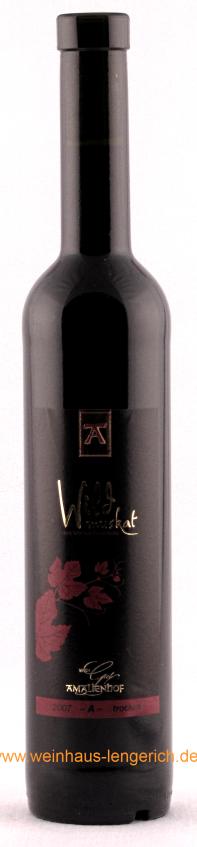 Wildmuskat –A- Auslese trocken 2007, Beilsteiner Steinberg, Amalienhof