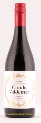 Conde de Valdemar Rioja Crianza 2012, Bodegas Valdemar