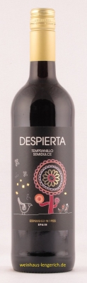 DESPIERTA Tempranillo Semidulce 2016, La Mancha, Bodegas Cristo de la Vega