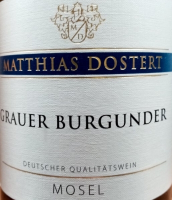 Grauer Burgunder trocken 2023, Matthias Dostert