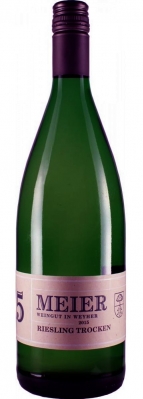 Riesling trocken 2023, Literflasche, Weingut Meier, Weyher