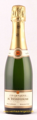 Champagner M. Hostomme, Grand Cru, halbe Flasche 0,375 Liter