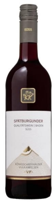 Spätburgunder süss 2021, Königschaffhauser Vulkanfelsen, Winzergenossenschaft Königschaffhausen Kiechlinsbergen