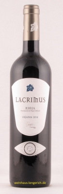 LACRIMUS, Rioja Crianza 2019, Bodegas Sendero Royal, Valsanzo, Javier Rodriguez