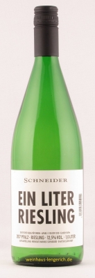 EIN LITER RIESLING - Riesling trocken 2019 - Gutsriesling in der Literflasche, Markus Schneider