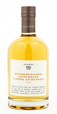 Rinzbergwasser Apfelbrand – 3 Jahre im Eichenfass gereift, Salwey, Kaiserstuhl