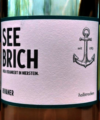 Rivaner halbtrocken 2023, Niersteiner, Seebrich
