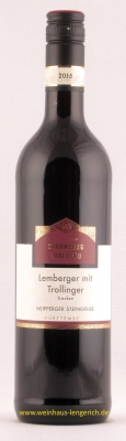 Lemberger mit Trollinger trocken 2018, Neipperger Steingrube, Weingärtner Stromberg-Zabergäu, Brackenheim