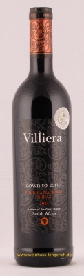 down to earth, Touriga Nacional / Shiraz 2020, Villiera Estate, Grier Family, Koelenhof