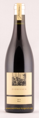 Blauer Spätburgunder Rhini trocken 2013, unfiltriert, Ziereisen Blauer Spätburgunder Rhini trocken 2013, unfiltriert, Ziereisen