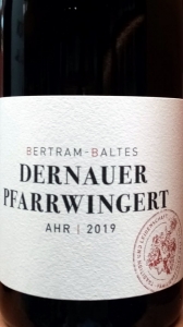 Dernauer Pfarrwingert Spätburgunder trocken 2019, Bertram-Baltes