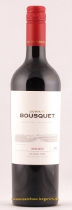 Malbec 2020, Mendoza, Tupungato Valley, Wein aus biologischem Anbau, Domaine Jean Bousquet