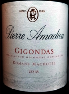 Gigondas 2022 « Romane-Machotte », Pierre Amadieu