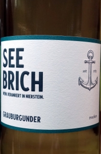 Grauburgunder trocken 2023 Literflasche, Seebrich