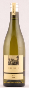 Chardonnay trocken 2014, Hard, unfiltriert, Ziereisen
