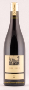 Blauer Spätburgunder Rhini trocken 2013, unfiltriert, Ziereisen