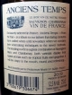 Anciens Temps, Sauvignon / Chardonnay 2023, Vin de France, Producteurs Réunis de Cébazan