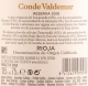 Conde de Valdemar Rioja Reserva 2010, Bodegas Valdemar