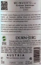 Grüner Veltliner Alte Reben 2015, Weinviertel DAC, Dürnberg