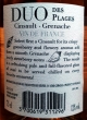 DUO des Plages, Cinsault - Grenache 2024, Vin de France, Producteurs Réunis de Cébazan