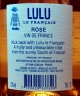 LULU Le Francais Rosé 2023, Vin de France