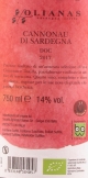 Cannonau 2020, Sardegna DOC, Agricola Olianas