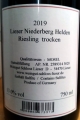 Niederberg Helden Riesling GG 2019, Schloss Lieser