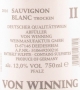 Sauvignon Blanc II trocken 2019, Von Winning