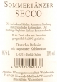 Sommertänzer Secco (Schaumwein), Weinbiet Manufaktur eG